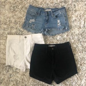 Jean Shorts size 24, 00 and 0 Bundle